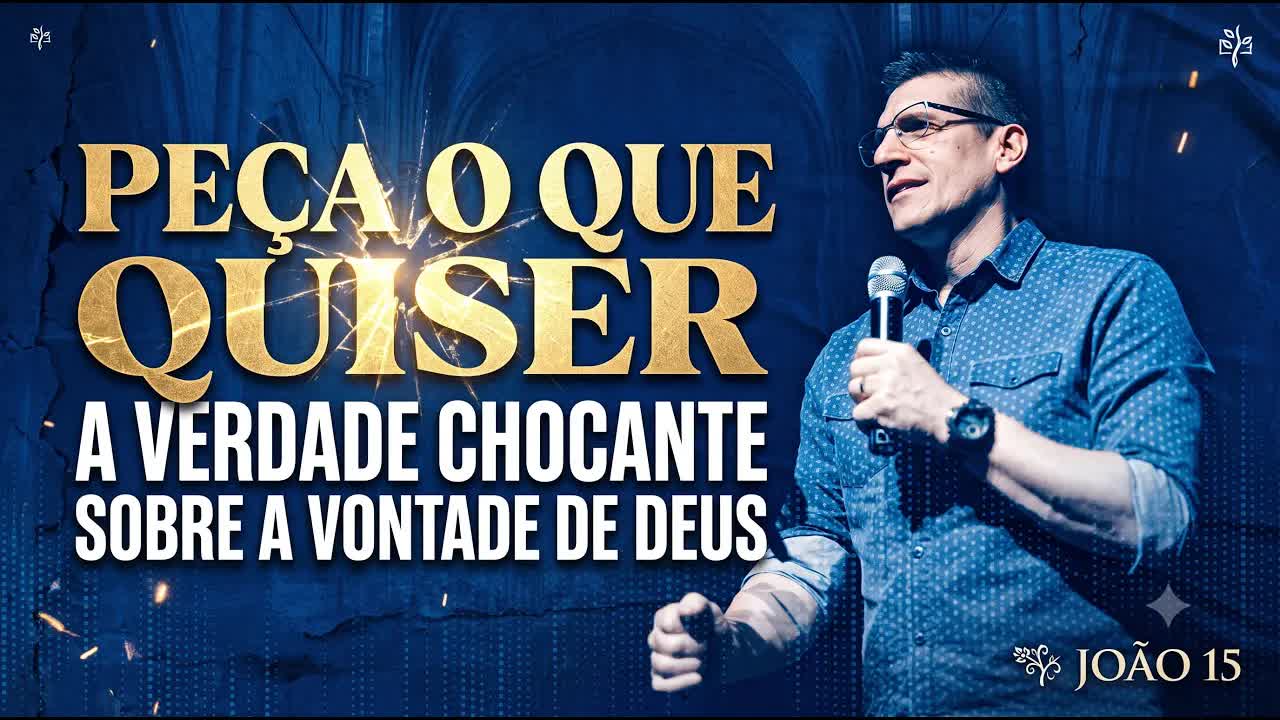 ＂Peça o Que Quiser＂： A Verdade Chocante Sobre a Vontade de Deus | Pr Zé Bruno